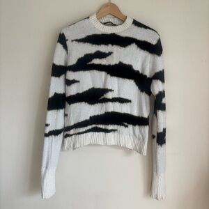 All Saints Pernille Zebra Print Sweater